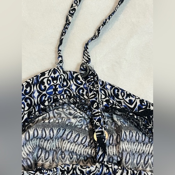 Aeropostale Lightweight Blue and Black Patterned Women's Mini Dress Size Small - Picture 9 of 12